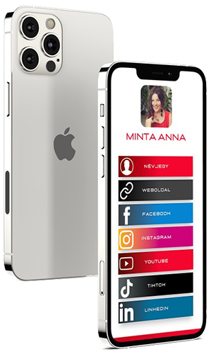 social media card profil