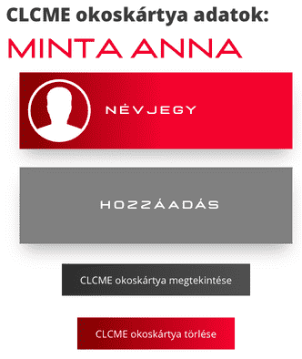 közösségi média social media card